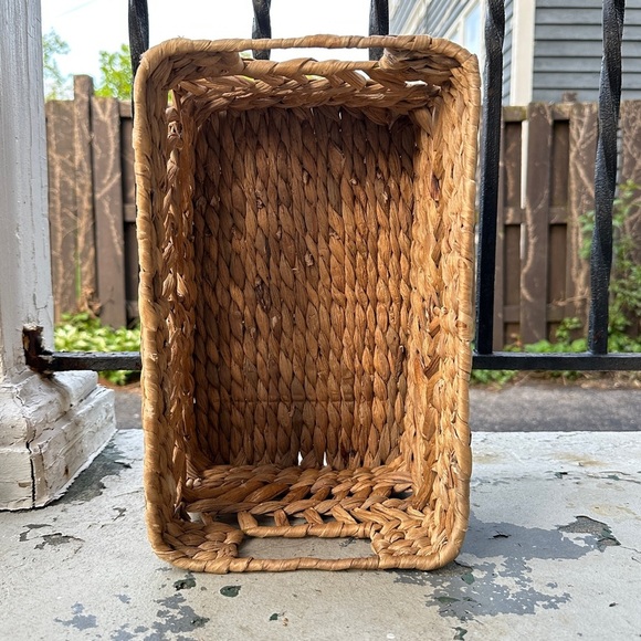 Woven Rectangular Storage Basket - Picture 13 of 16
